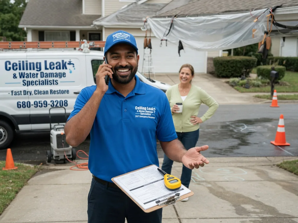 Ceiling Leak Cleanup Augusta Springs, VA FAQs